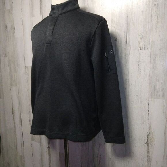 Greg Norman for Tasso Elba Sweater Men's Large L Gray Full Zip - Picture 10 of 10